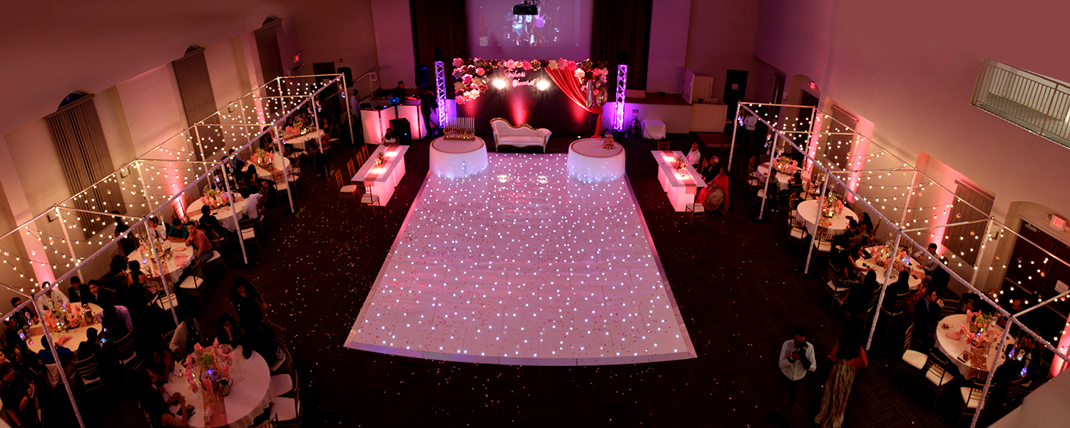 Setup Dance Floors with state of art Sound System (in-built)